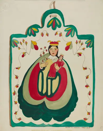 Wooden Retablo, San Antonio