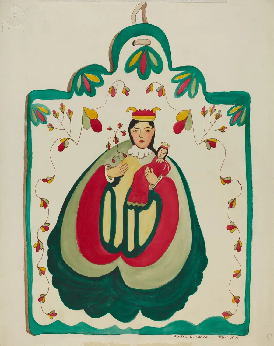 Wooden Retablo, San Antonio by Majel G. Claflin