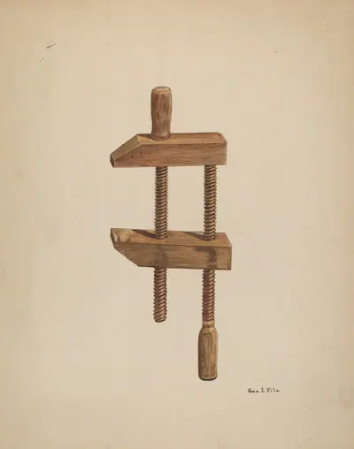 Walnut Screw Clamp