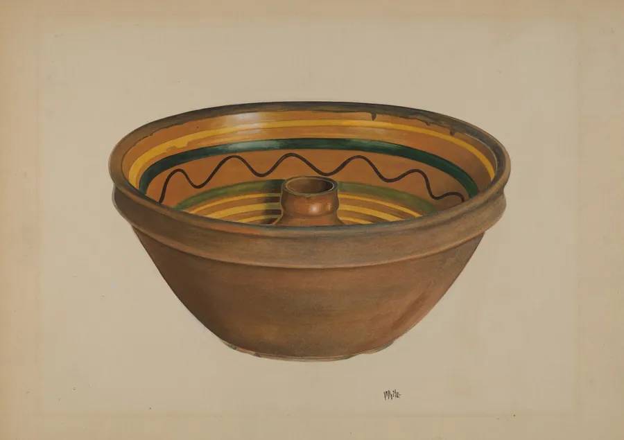 Economite Bowl or Cake Mold by Edward White