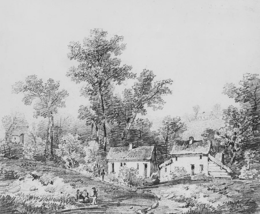 Farm Landscape (from McGuire Scrapbook) by Thomas Sidney Cooper