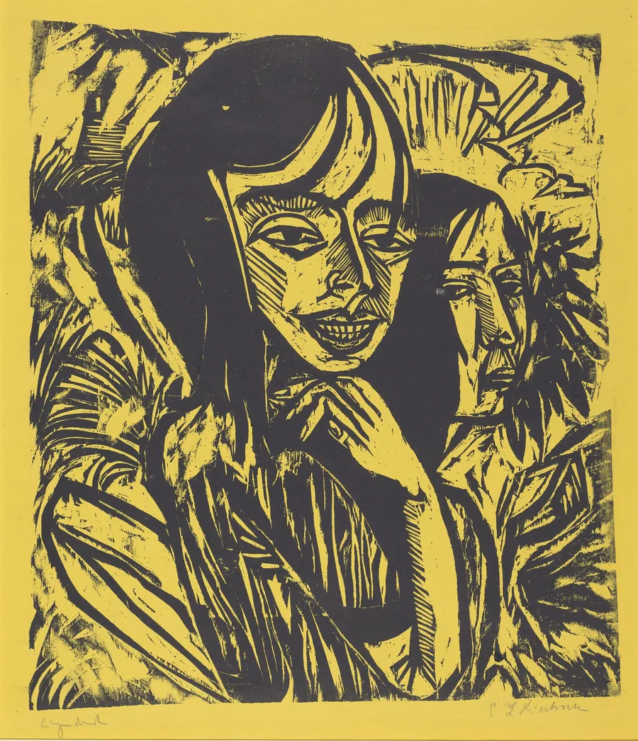 Fehmarn Girls by Ernst Ludwig Kirchner