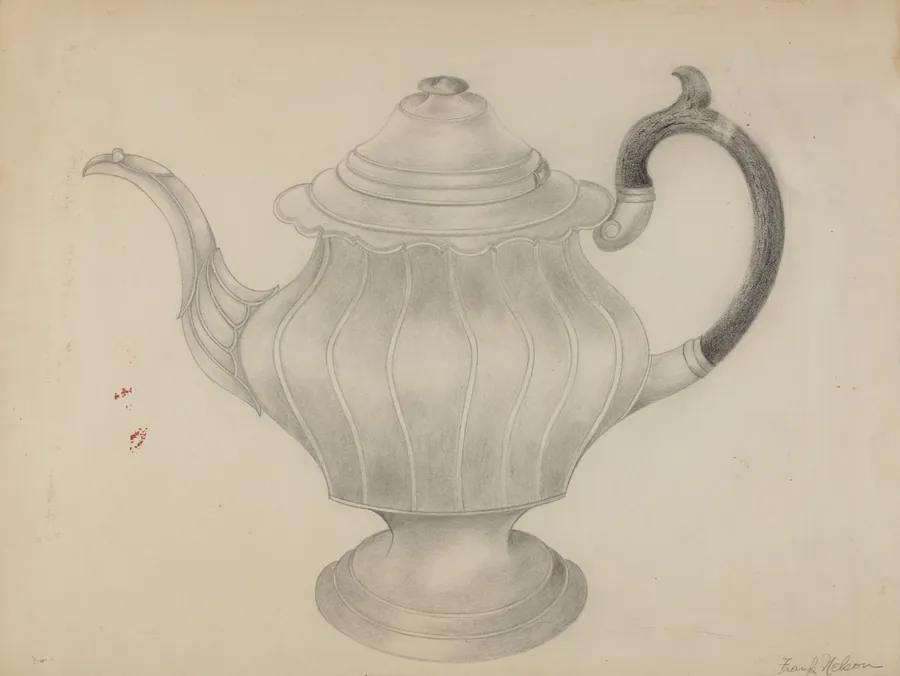 Pewter Teapot by Frank Nelson