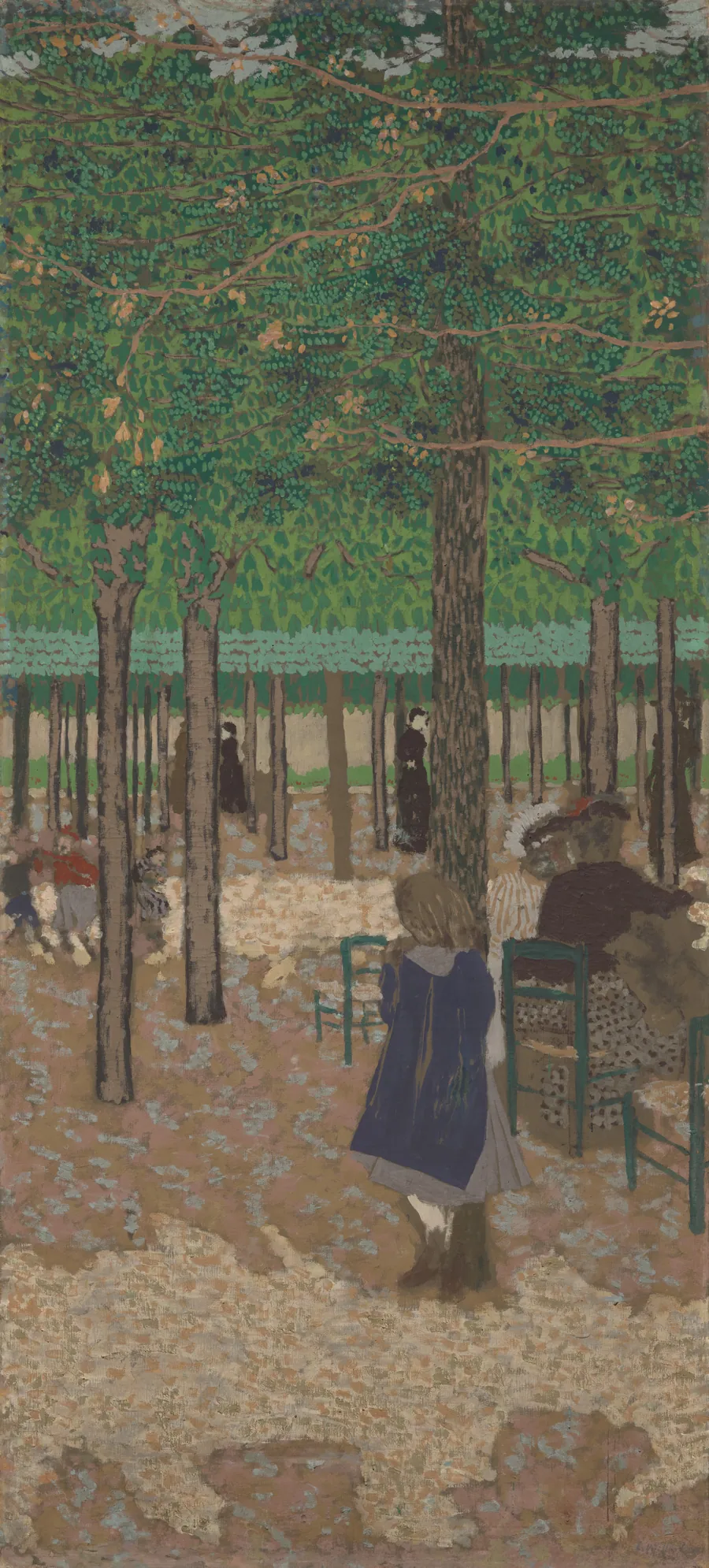 Under the Trees (from "The Public Gardens") by Édouard Vuillard