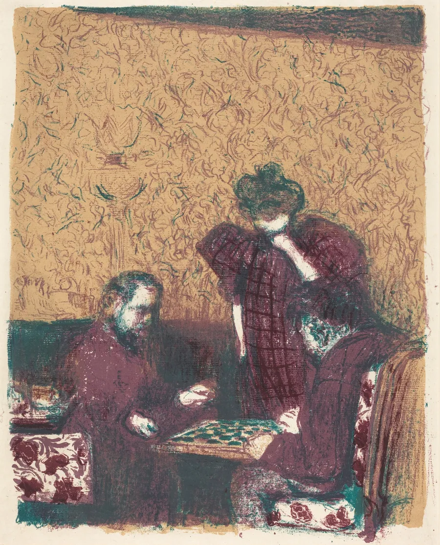Game of Checkers (La partie de dames) by Ambroise Vollard