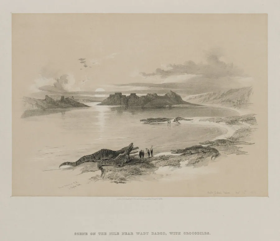 Egypt and Nubia, Volume II: Wady Dabod, Nubia by Louis Haghe