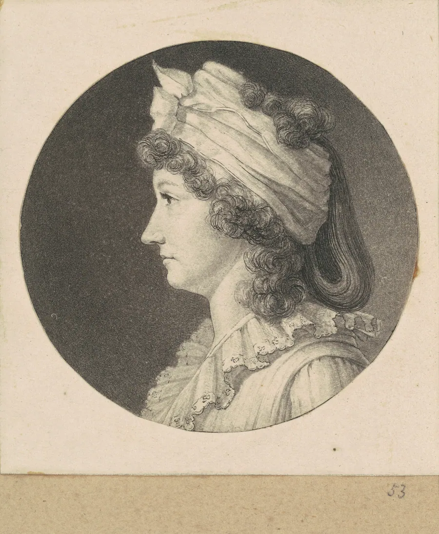 Unidentified Woman by Charles B. J. Févret de Saint-Mémin