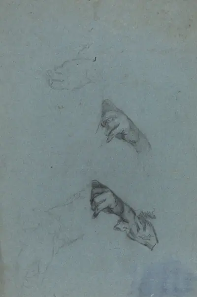 Hand Studies [verso]