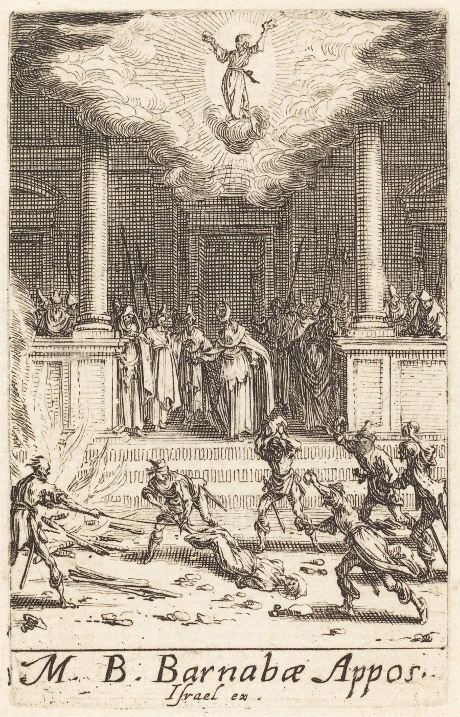 The Martyrdom of Saint Barnabas by Jacques Callot