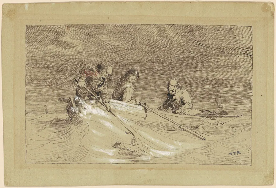 Study for "Shad Fishing" by William Tylee Ranney