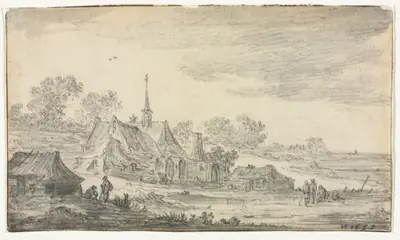 Group of Buildings on a Seashore