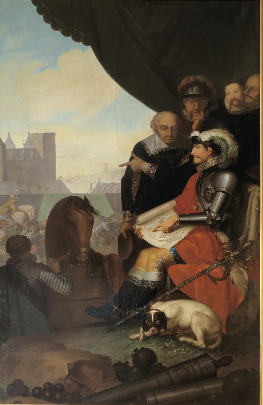 Frederik II bygger Kronborg by Nicolai Abildgaard