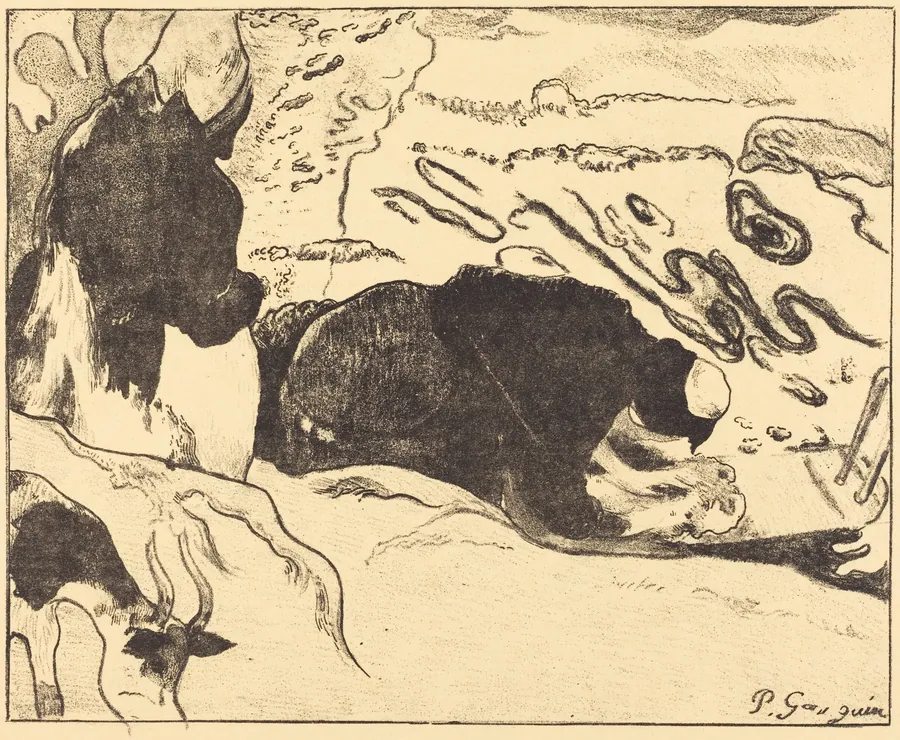 The Washerwomen (Les laveuses) by Paul Gauguin