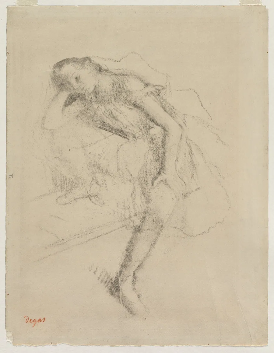 Dancer at Rest by Edgar Degas
