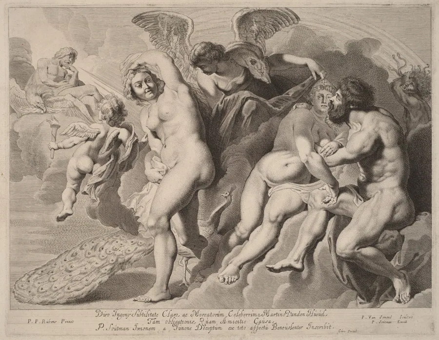 Ixion Deceived by Juno by Pieter van Sompel