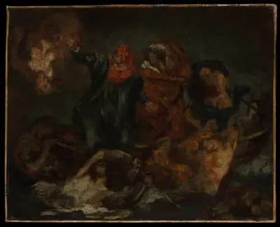 Copy after Delacroix's "Bark of Dante"