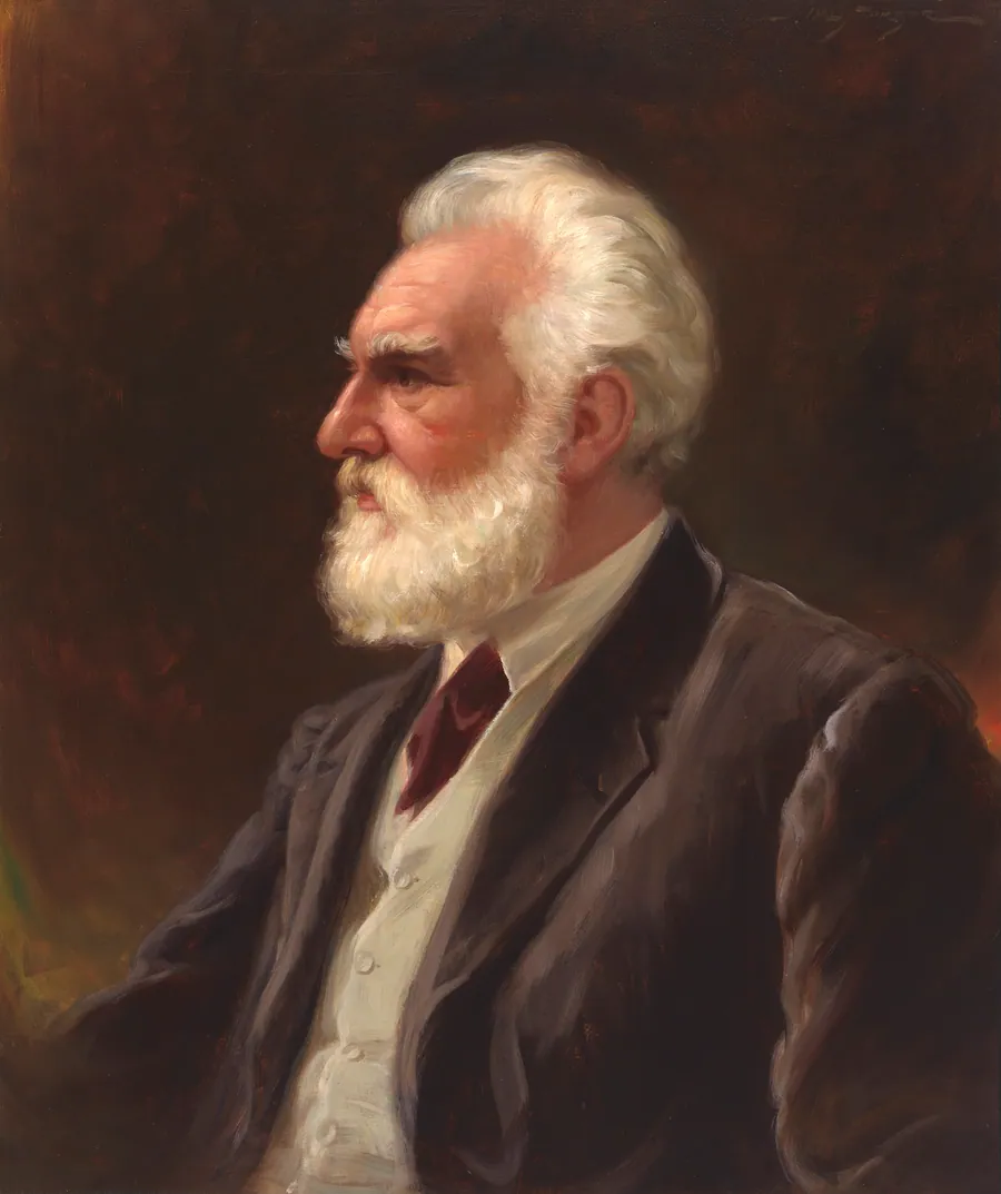 Alexander Graham Bell by John Wycliffe Lowes Forster, 31 Dec 1850 - 25 Apr 1938
