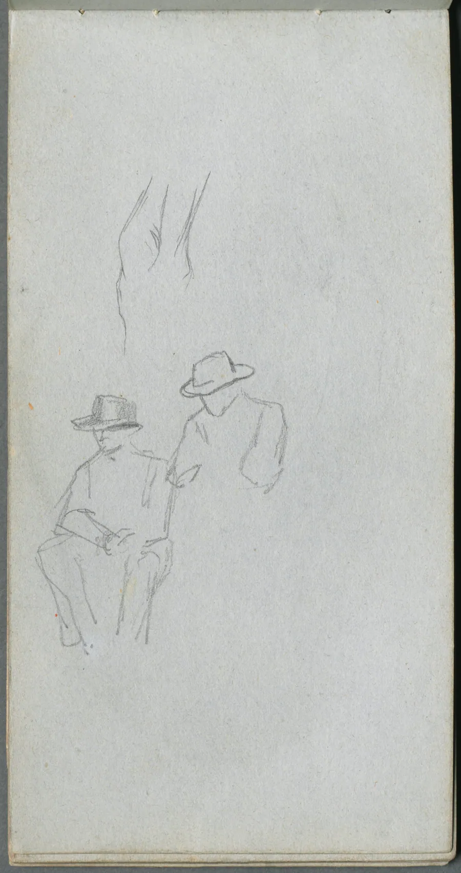 Sketchbook, page 32: Study of Figures by Ernest Meissonier