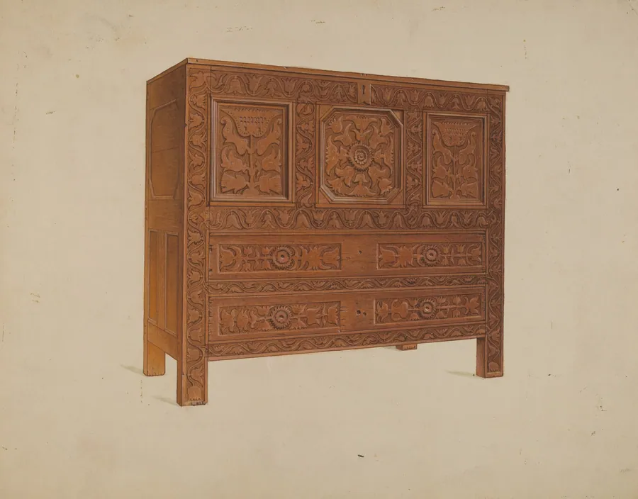 A Connecticut-type Hadley Chest by Martin Partyka