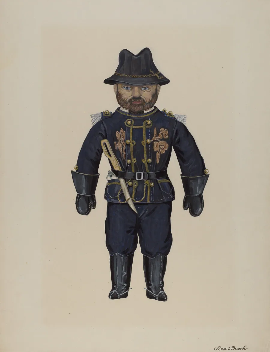 Doll--"General Grant" by Rex F. Bush