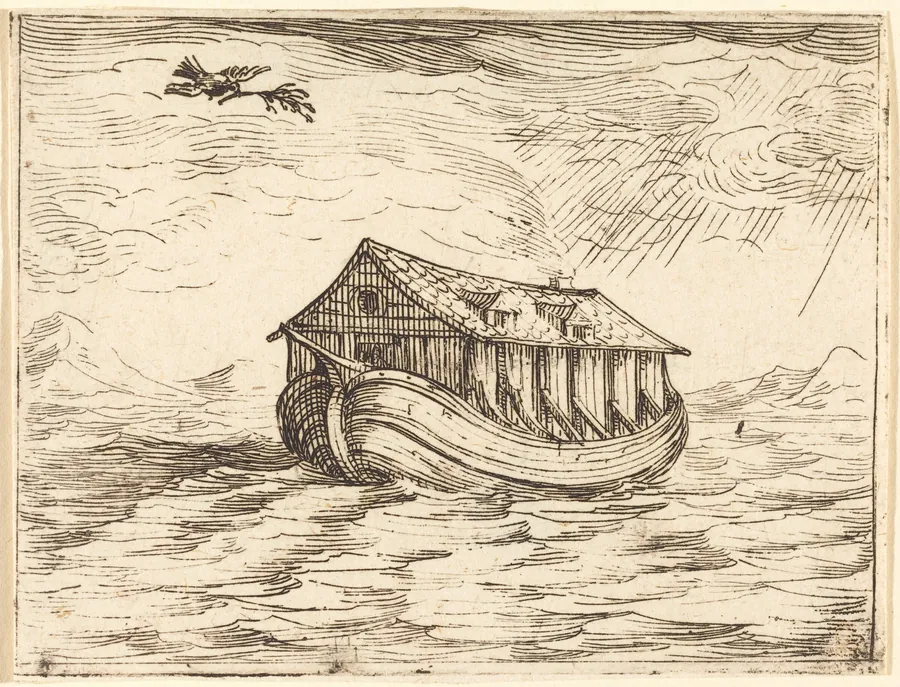 Noah's Ark by Jacques Callot