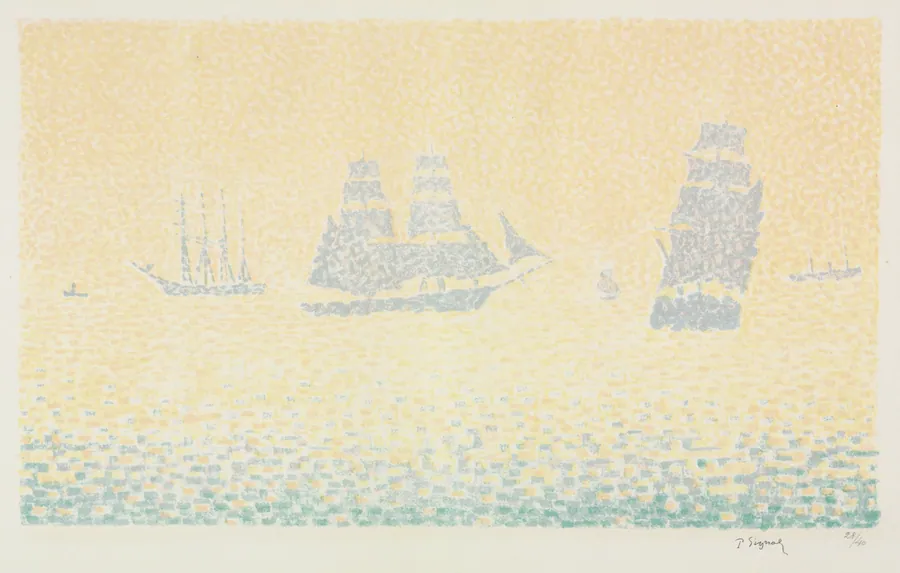 Boats by Paul Signac