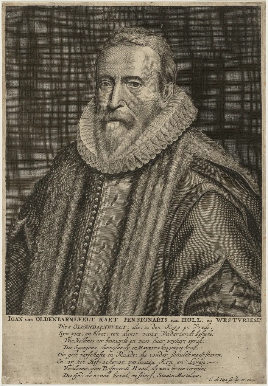 Johan van Oldenbarnevelt by Crispijn van de Passe I