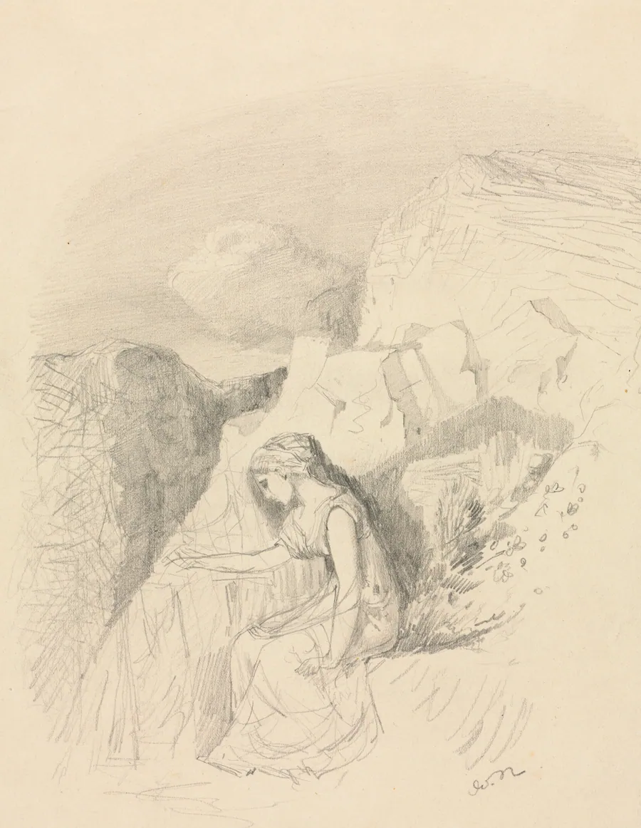 Melancholy by Odilon Redon