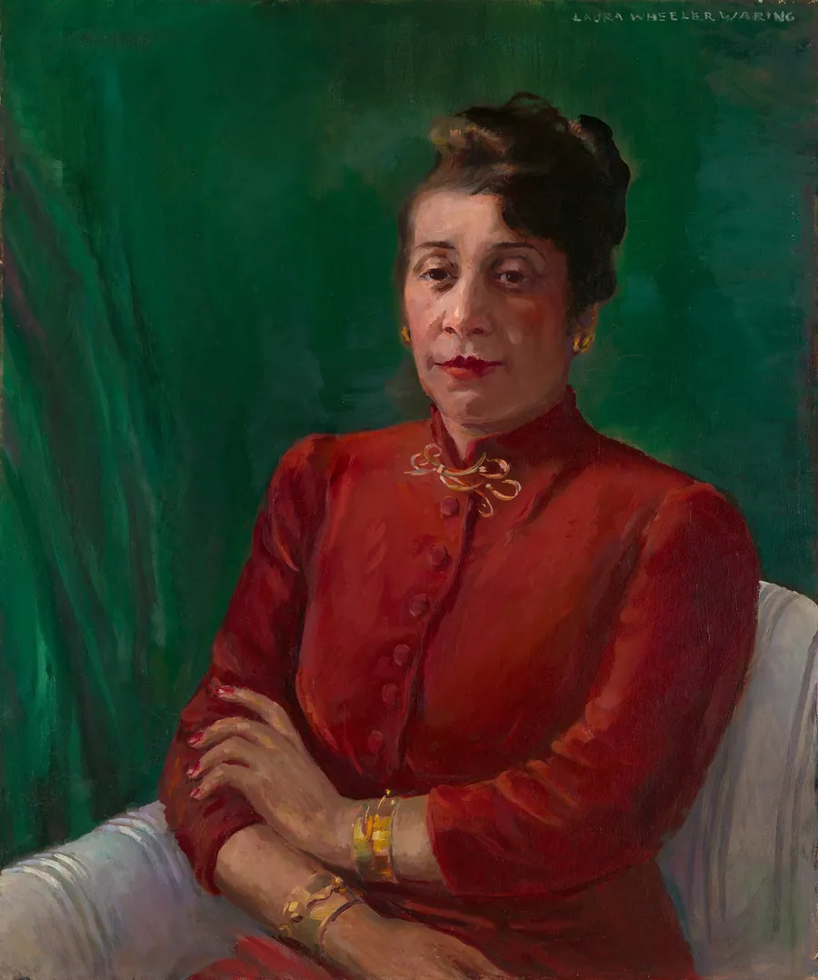 Portrait of a Lady by Laura Wheeler Waring, born Hartford, CT 1887-died Philadelphia, PA 1948