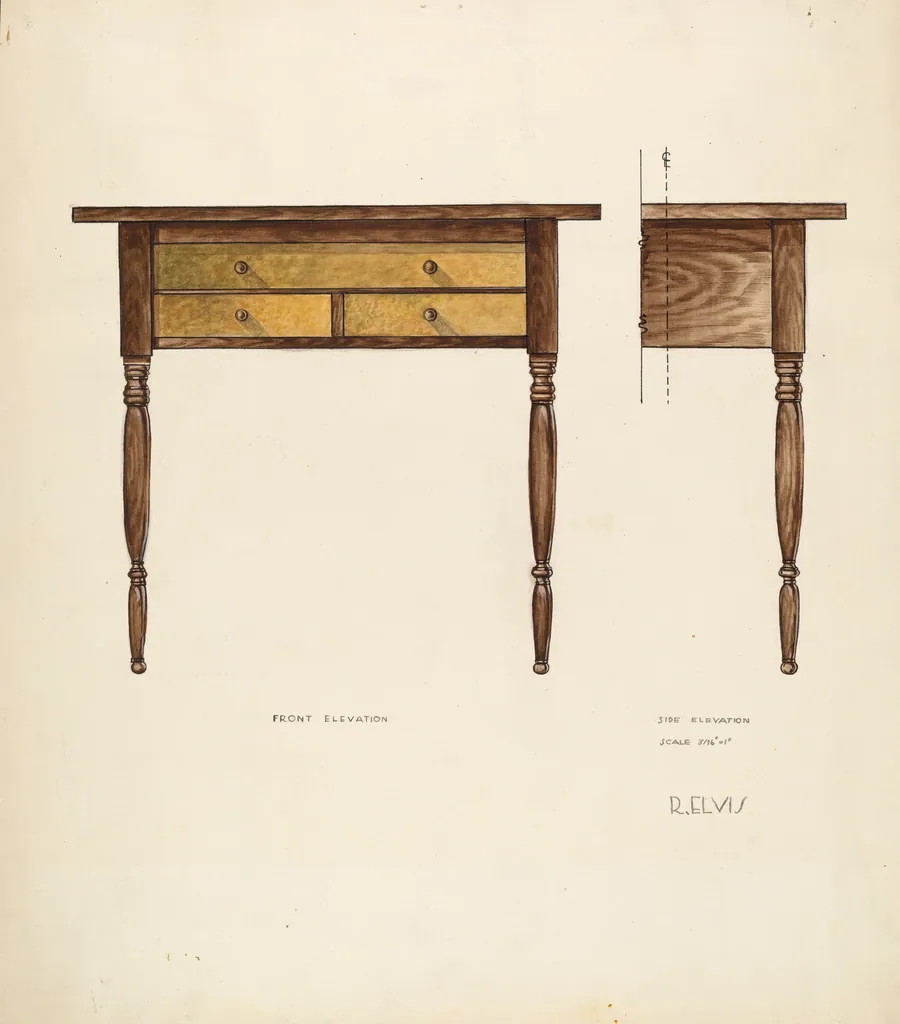 Bishop Hill: Table by Roberta Elvis