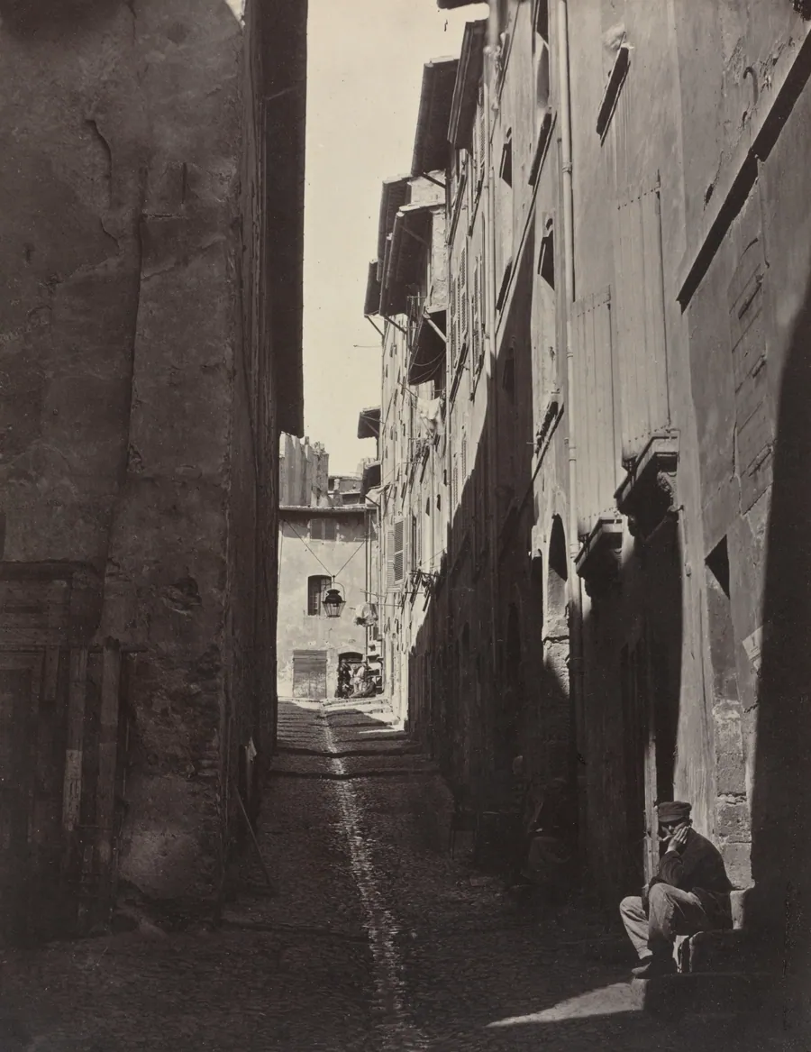 Renovation of the Old City of Marseille, Rue Caves de l'Oratoire by Adolphe Terris