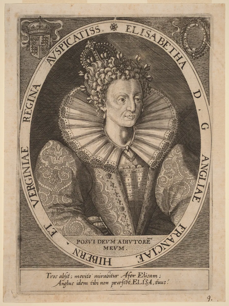 Queen Elizabeth by Dominicus Custos