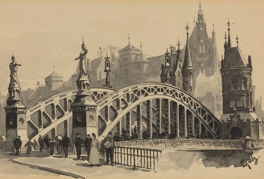 Brooksbrucke by Fritz Stoltenberg