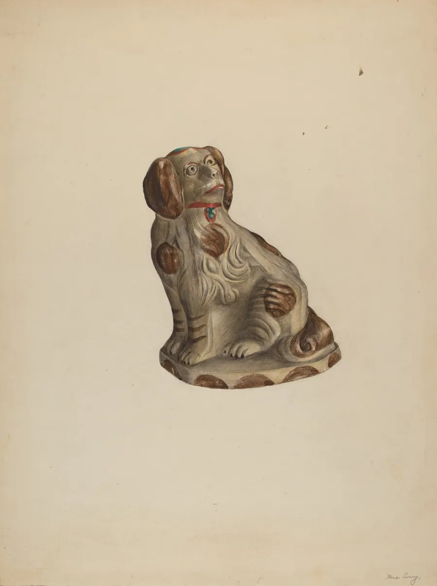Prince Charles Spaniel by Mina Lowry