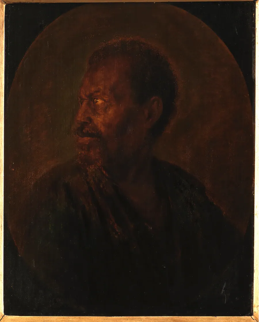 Hoved af en afrikaner by Gerard Dou