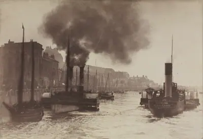 Untitled (Harbor Scene)