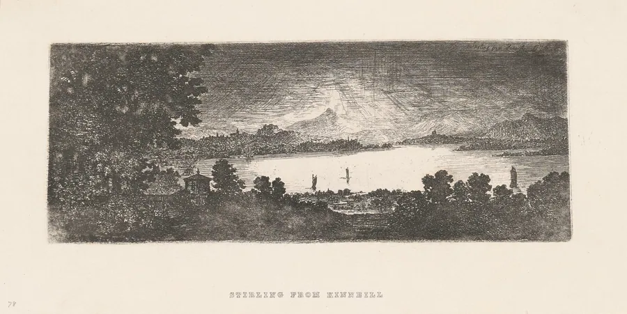 Stirling from Kinnell by John Clerk, of Eldin