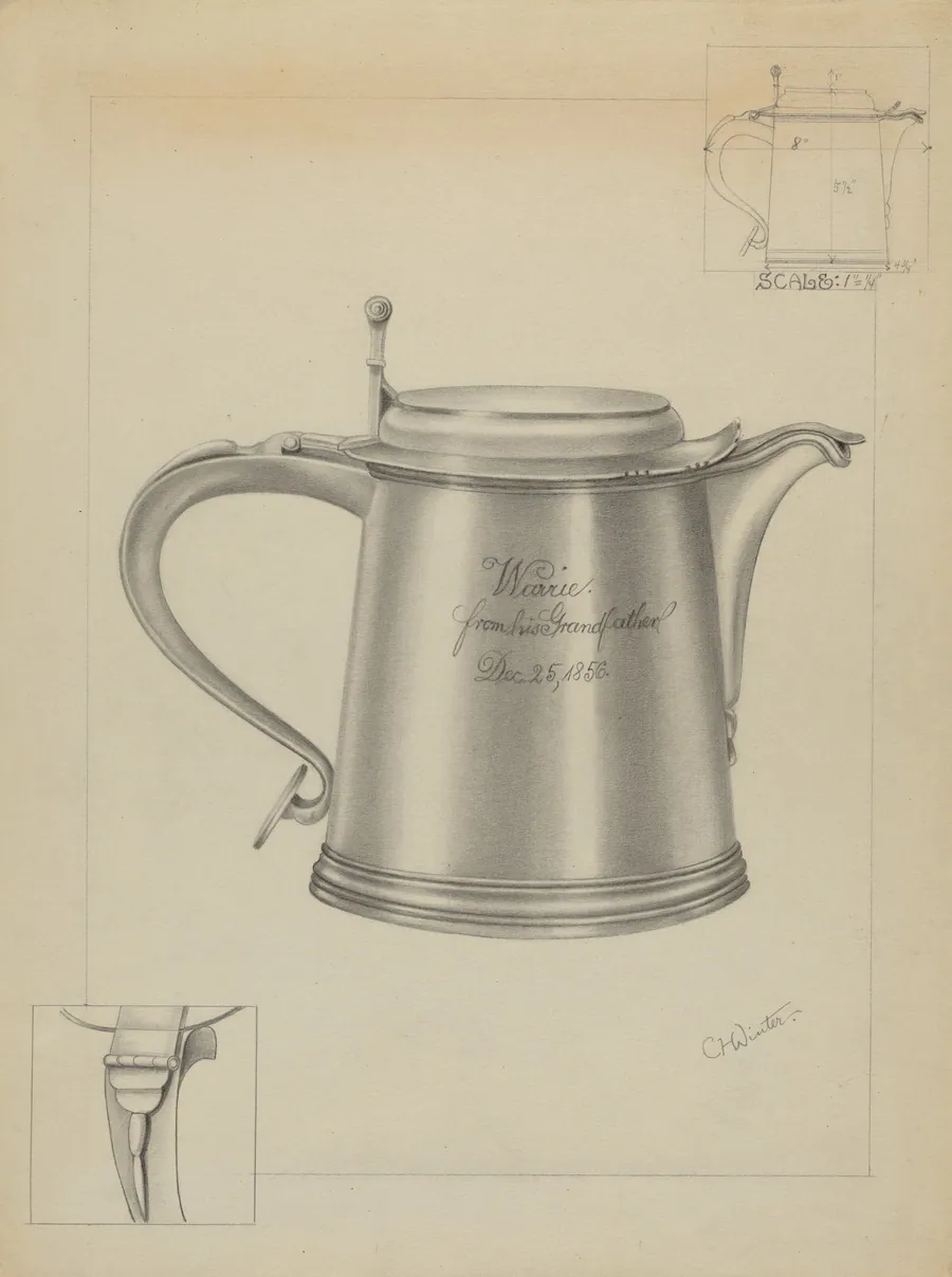 Silver Tankard by Charlotte Winter