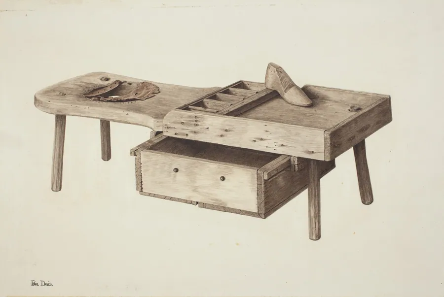 Shoemaker's Bench by Pearl Davis