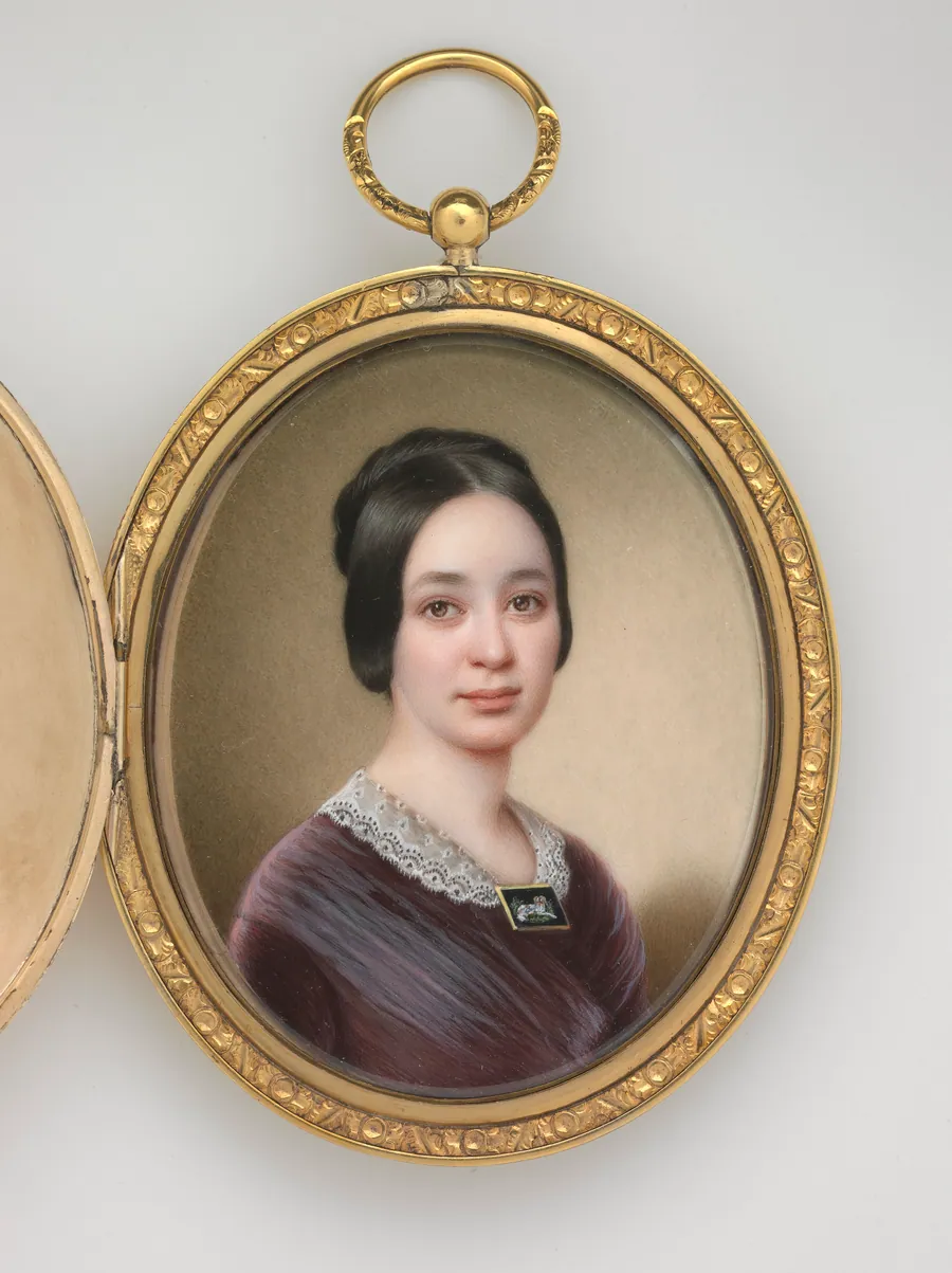 Varina Howell Davis by John Wood Dodge, 4 Nov 1807 - 15 Dec 1893