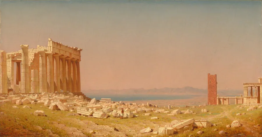 Ruins of the Parthenon by Sanford Robinson Gifford