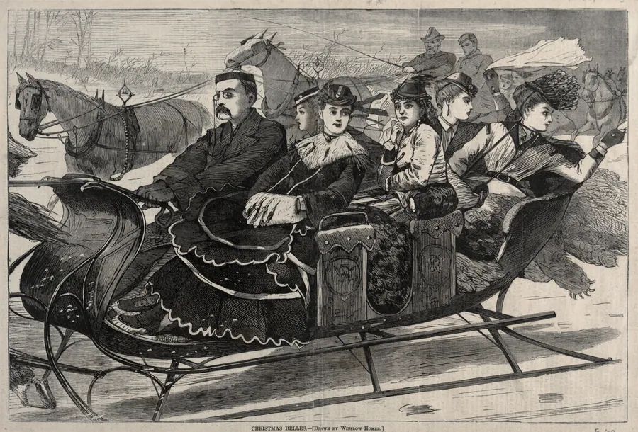 Christmas Belles by Winslow Homer