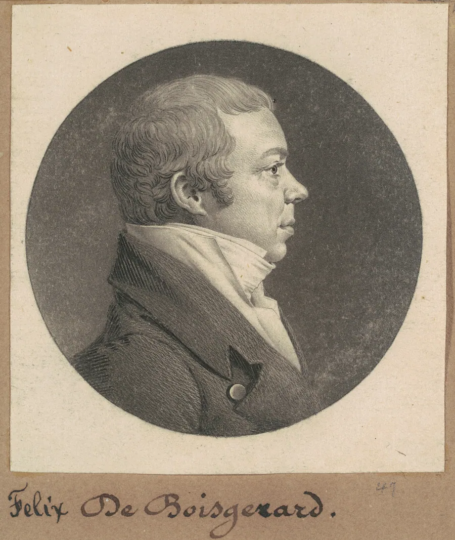 Felix Constant de Boisgerard by Charles B. J. Févret de Saint-Mémin