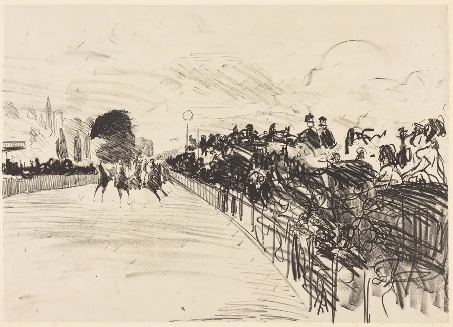 The Races (Les courses) by Edouard Manet