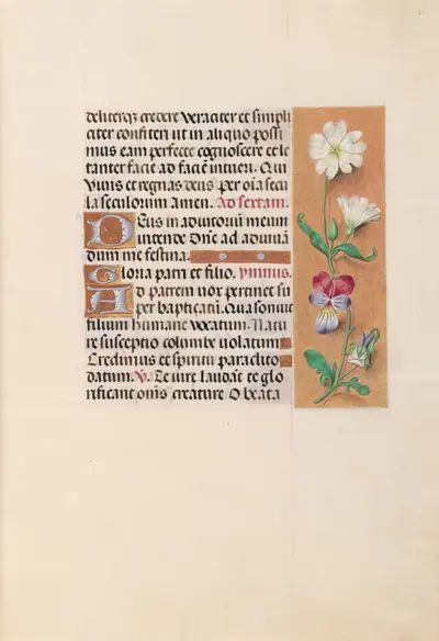 Hours of Queen Isabella the Catholic, Queen of Spain: Fol. 20r
