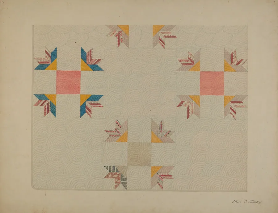 Patchwork Quilt by Elbert S. Mowery