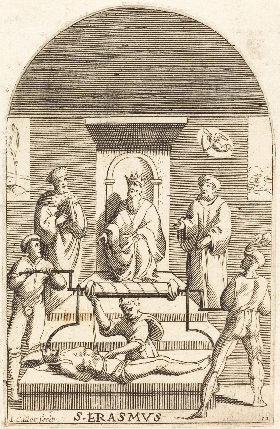 Martyrdom of Saint Erasmus by Jacques Callot