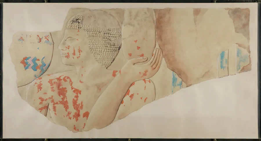 Offering Bearer, Pyramid Temple of Senwosret I by Unknown Copyist