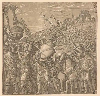 The Triumph of Julius Caesar:  Soldiers Carrying Vases