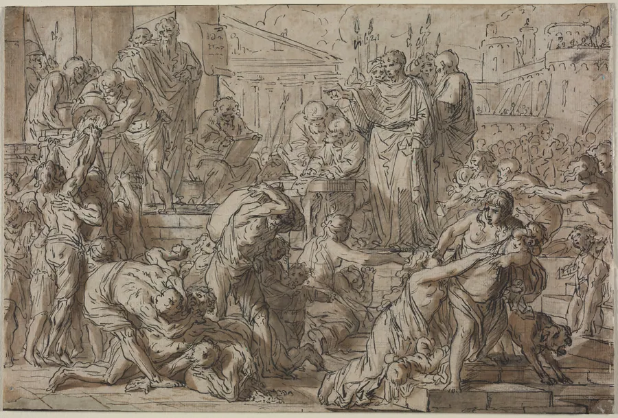 Roman Subject by Philibert Benoît Delarue